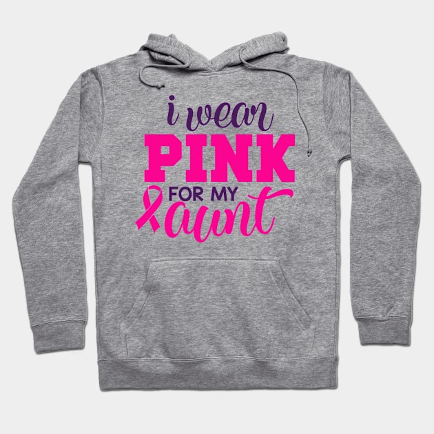 I Wear Pink for My Aunt Hoodie by Fox1999